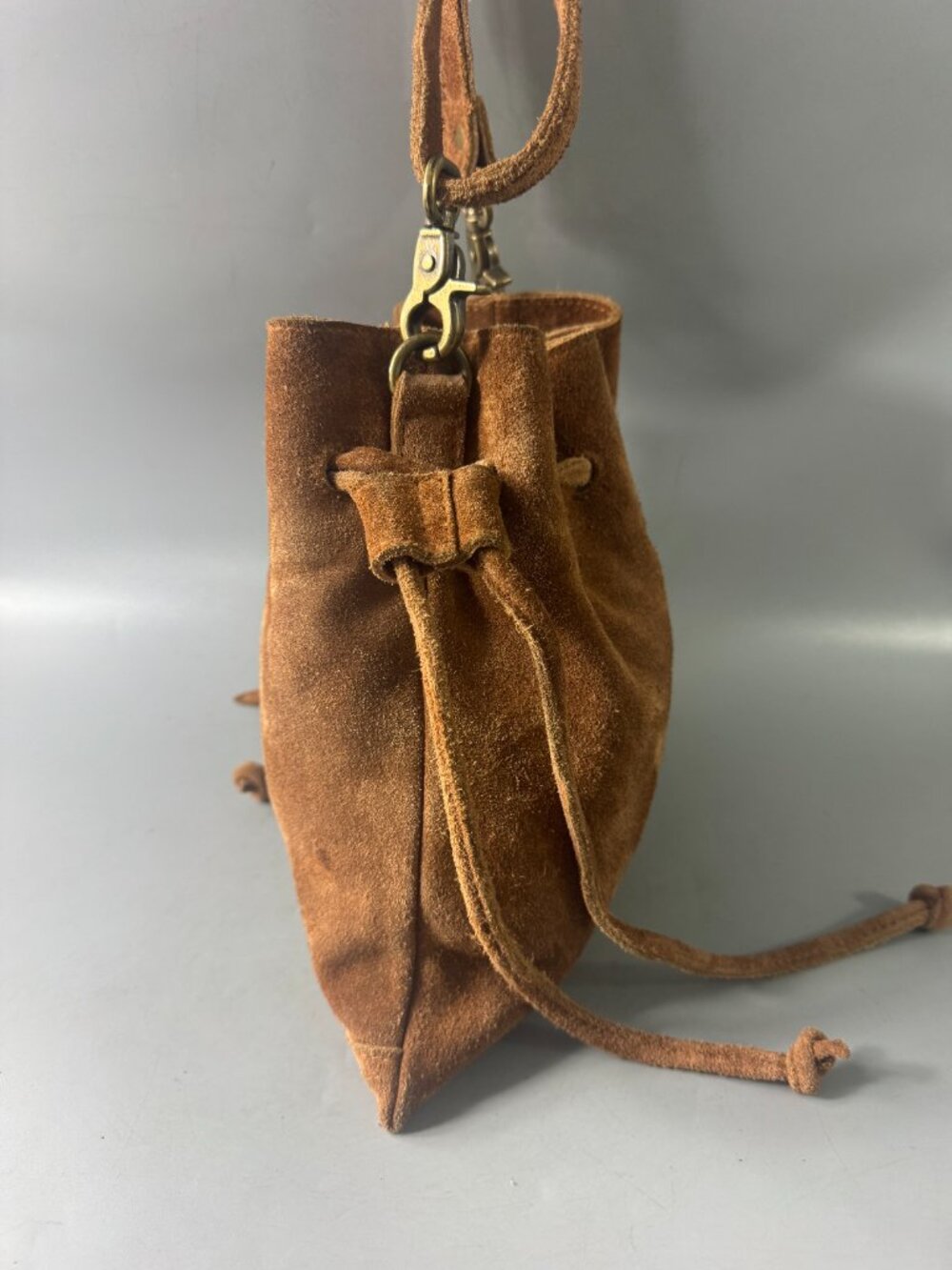 Free People Billie Suede Crossbody, Brown - Picture 8 of 16